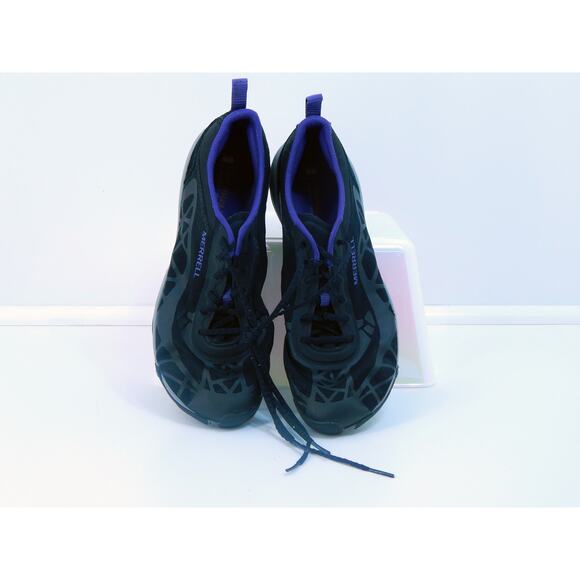 Merrell All Out Soar Running Shoe Womens 8.5 Mesh Black Purple Athletic Trail - Picture 6 of 8